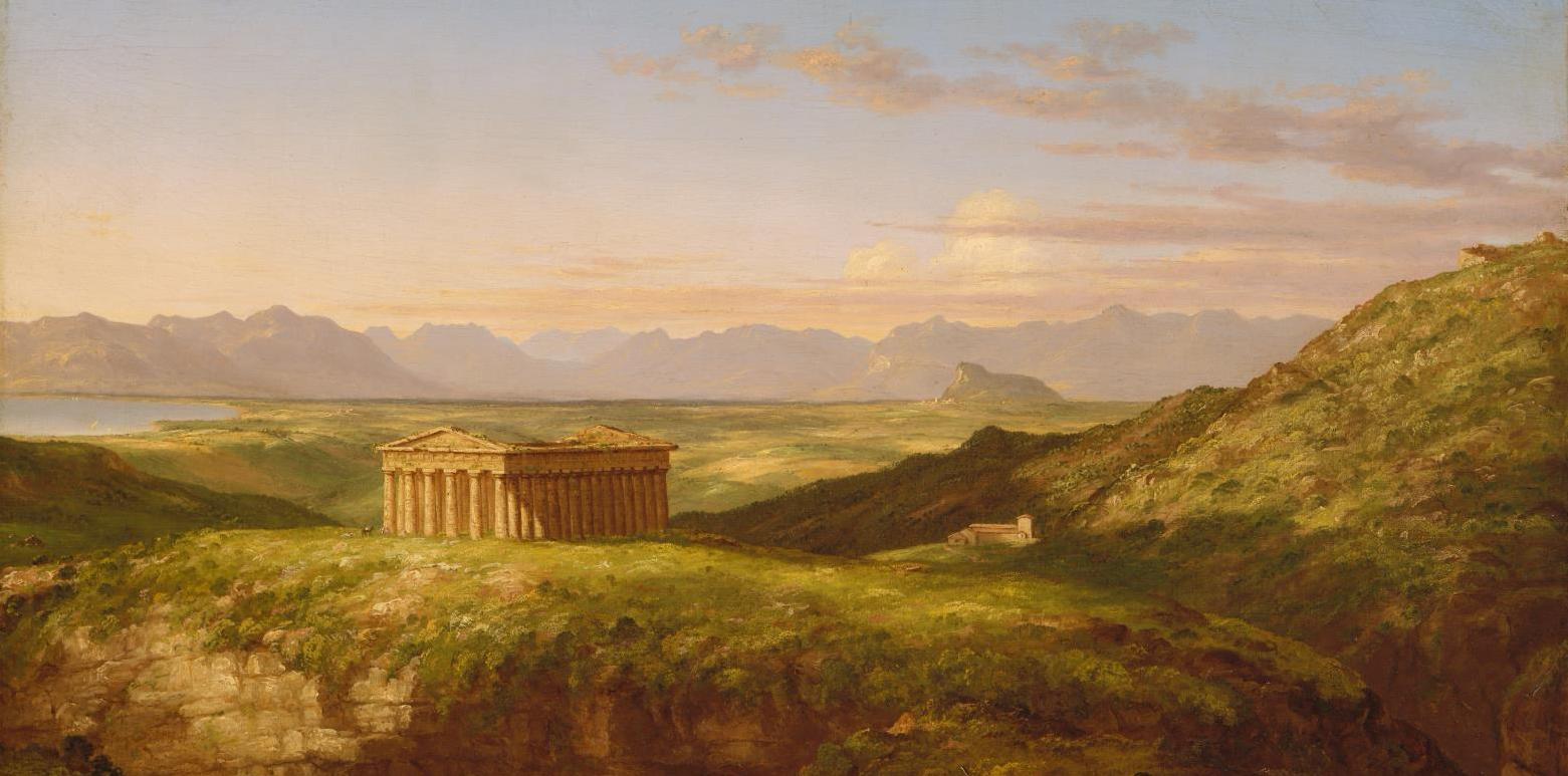 Segesta Temple by Thomas Cole 1843 dtl