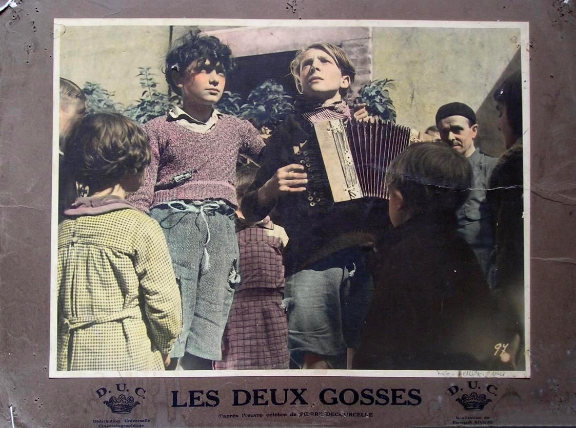 Les deux gosses 1936 cinema lobby card
