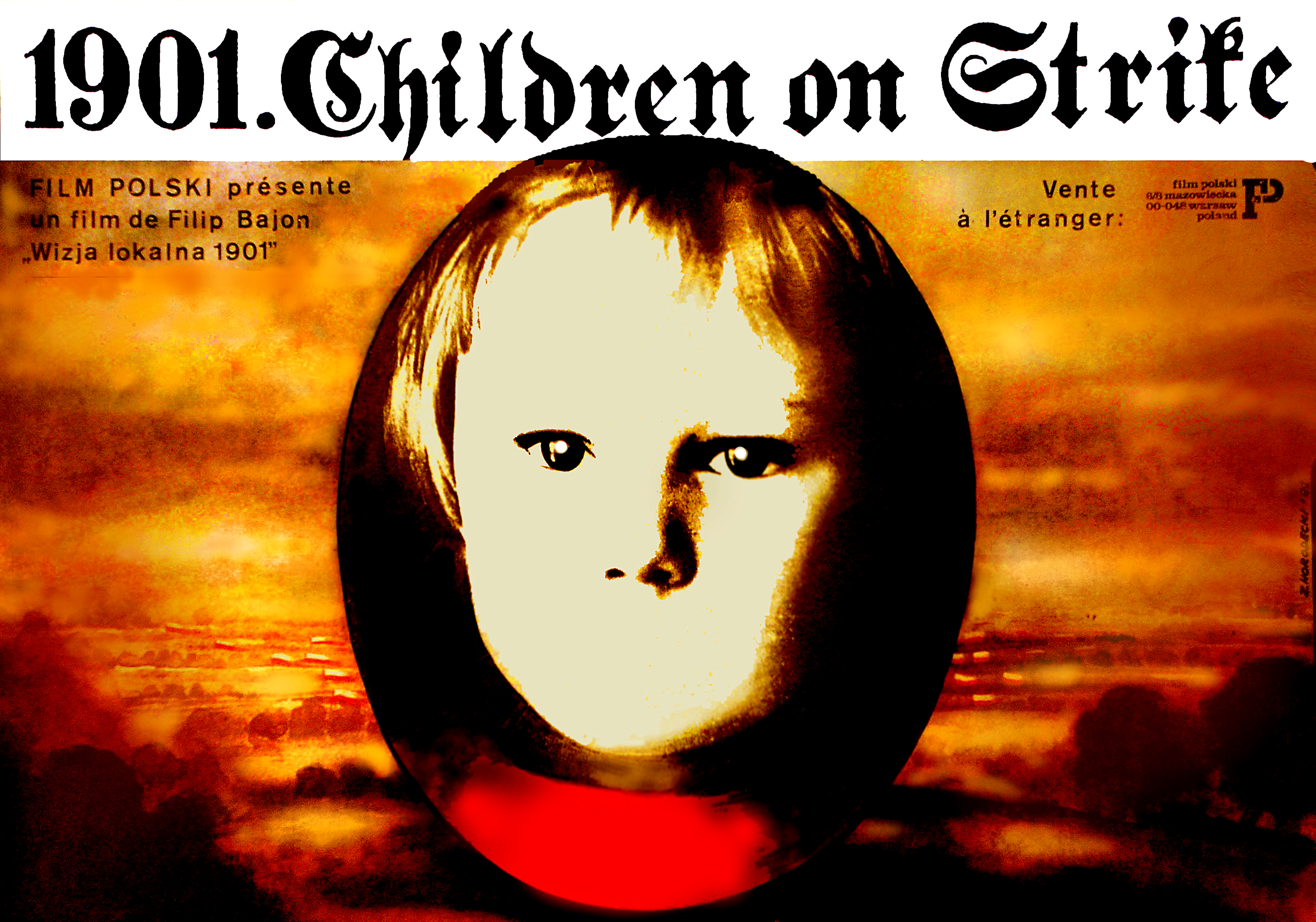 1901. Children on Strike English poster