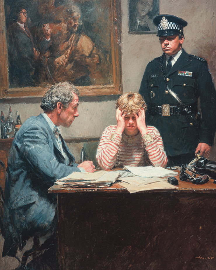 17 questioned by police London 1980 d1