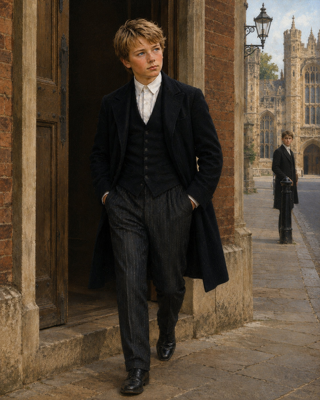 Eton. A. leaving classroom 2