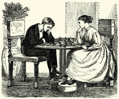 Game of Chess The. ca. 1890 dtl