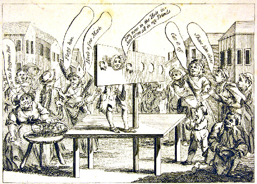 Sodomite in the pillory Cheapside 1762