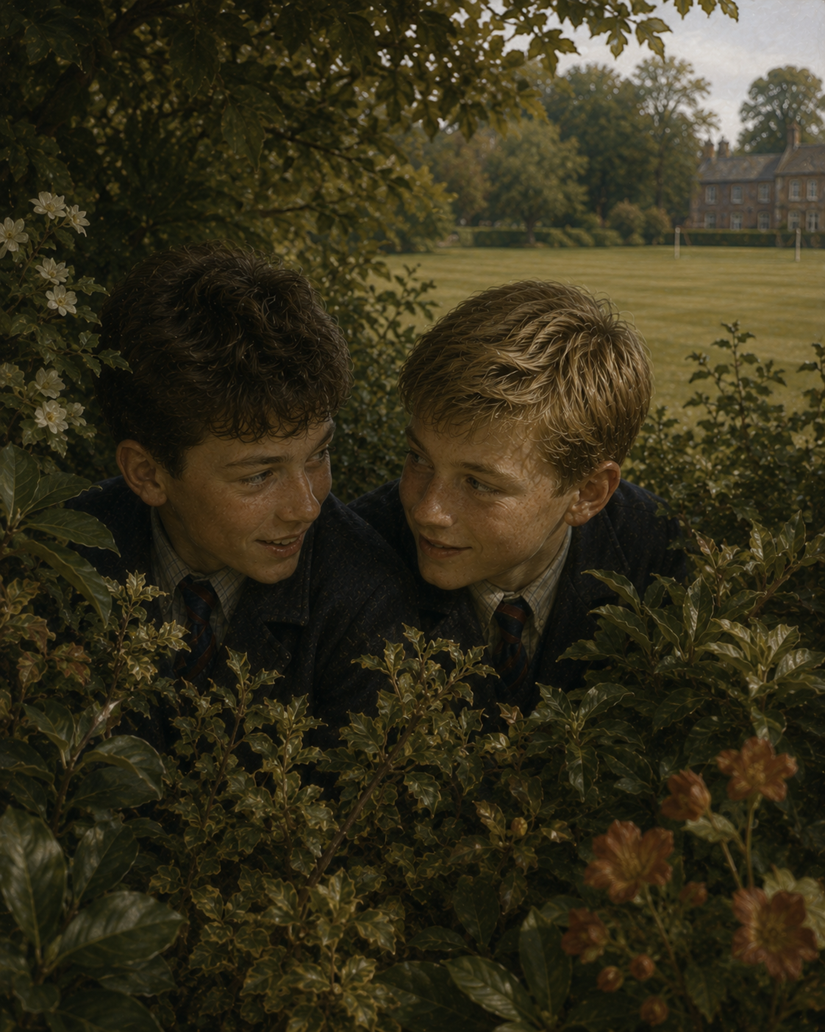 Tomkins. 3c In the shrubbery