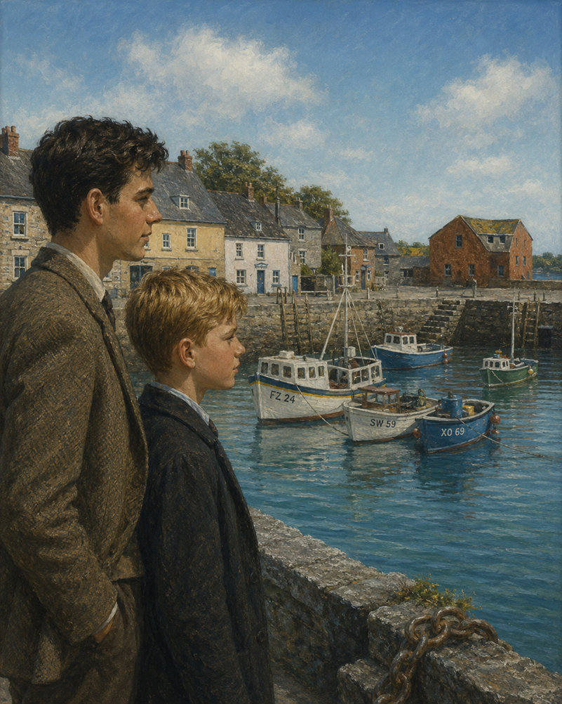 Tomkins. 5e Allan  Thomas in Padstow harbour