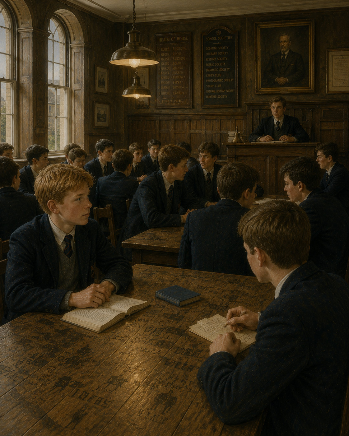 Tomkins. 9d Prep in Common Room