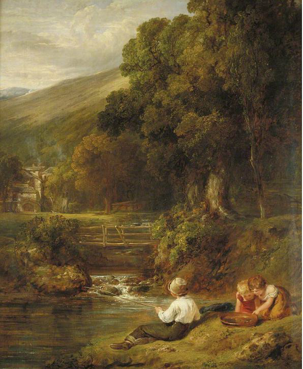 Westmorland Borrowdale by Wm. Collins 1788 1847. Guildhall Art Gallery