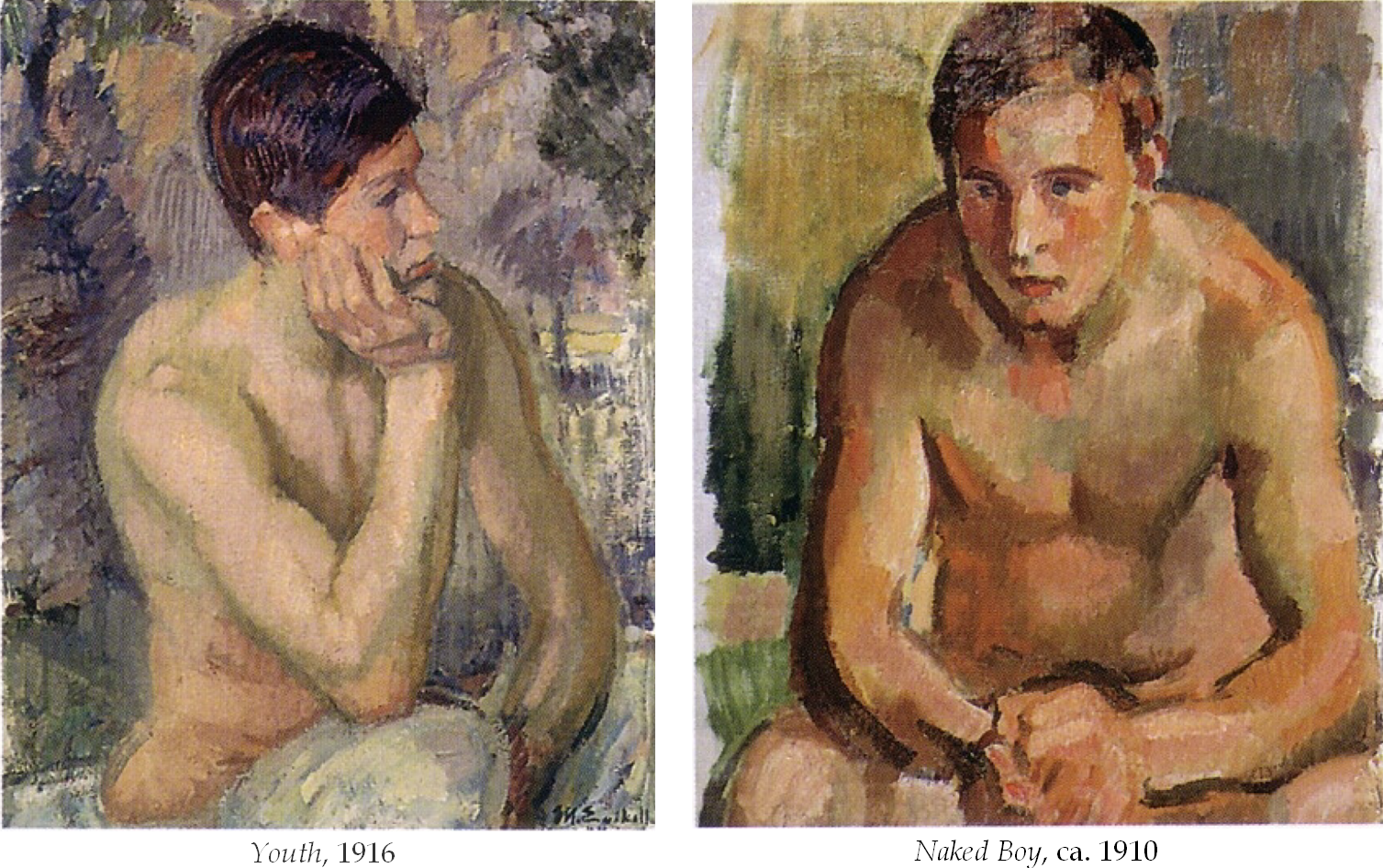 Enckell Magus. Youth  Naked Boy