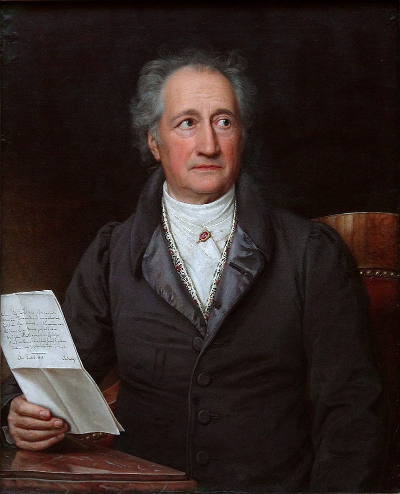 Goethe Johann Wolfgang von by Joseph Karl Stieler 1828