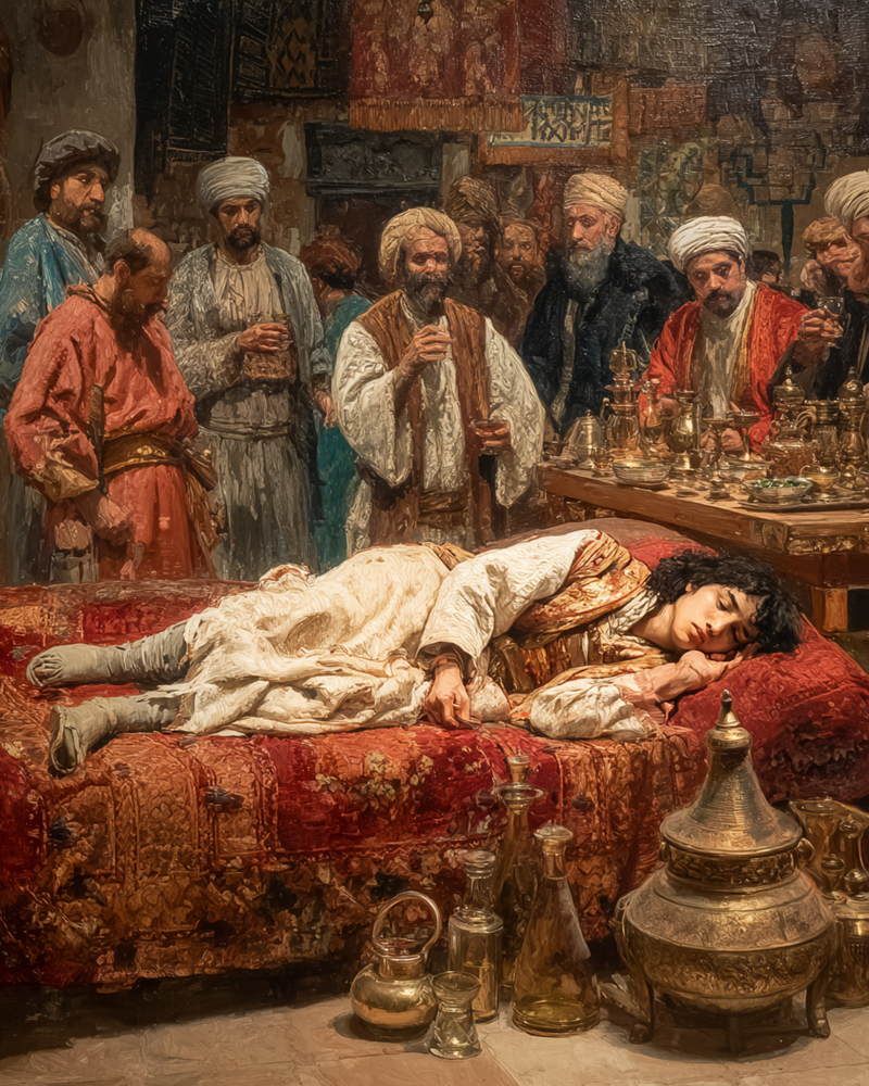 15 asleep watched by men Tunis d1