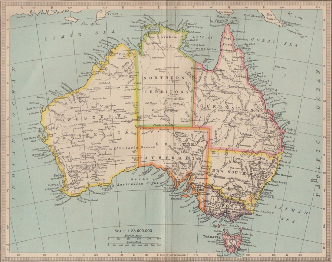 Australia. Bartholomew 1949
