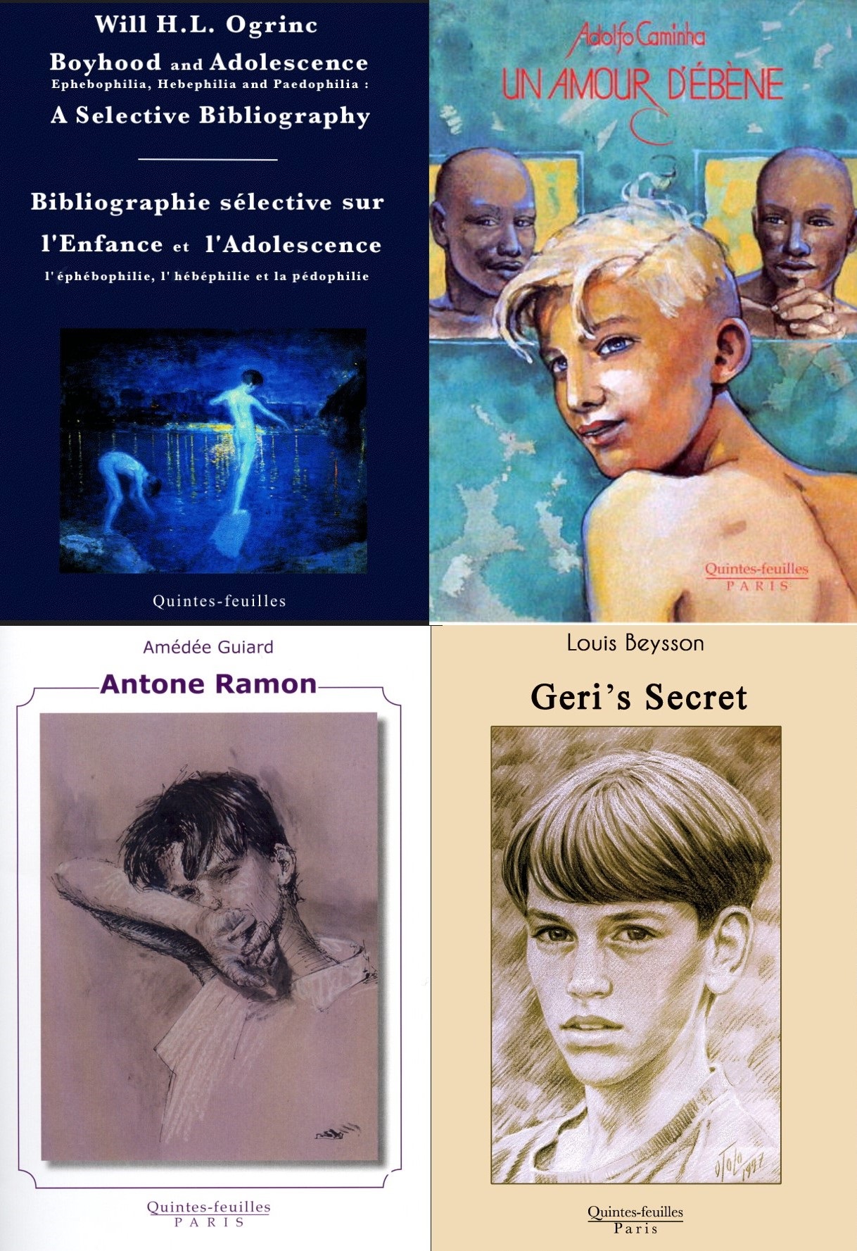 Feray Jean Claude. Book covers